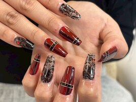 チェックネイル