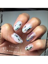 ラナンキュラス(Ranunculus)/お洒落☆塗りかけNail