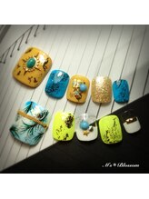 ネイルサロンアンドスクールエムズブロッサム(Nailsalon & school M's Blossom)/７月定額制ＦＯＯＴジェルコース