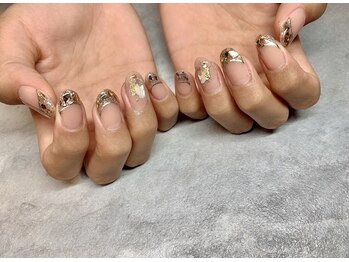 エンジェリック カラーズ(Angelic colors)/ガラスフレンチネイル