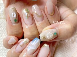 手書き/波/粘土ジェル