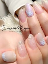 イリスネイル アンド ビジュー(E’risnail&Bijew.)/梅雨にピッタリなネイル★