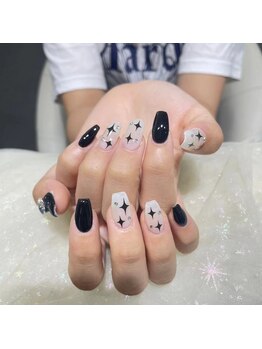 クイーンズビューティーサロン 新宿本店(Queen's beauty salon)/チップ長さ出し10本定額コース