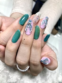 ラキネイル(LAKI Nail)/マーメイドネイル