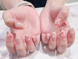 #さくらんぼネイル