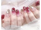＊ボルドーニュアンスネイル＊