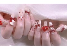 エムズ ネイルサロン(M2)/長さだしバレンタインネイル