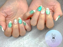ニュアンスネイル大理石ネイル