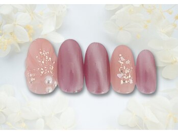 アイラッシュアンドネイルサロン カンカ(Kanka)/ネイルデザインC18￥6，900