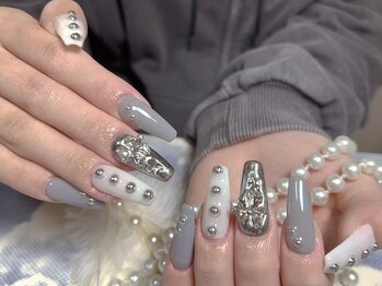 モアネイル 新宿/ワンホンネイル/持ち込み/新宿