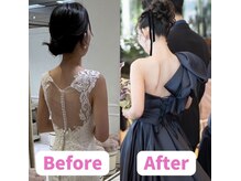 ボディキュア ブライダル美容整体 大阪梅田/【2ヶ月】でこの変化★/大阪