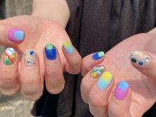 カーティシーネイルズ(curtisii NAILS)/”ごちそうサマー“ネイル