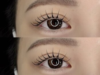 ロレインアイ大和西大寺店【まつげパーマ/フラットラッシュ/マツエク/LED】の写真/【こだわり抜いた高品質な商材のみ使用】ダメージケアできるトリートメントも◎持続力抜群×自まつ毛ケア♪