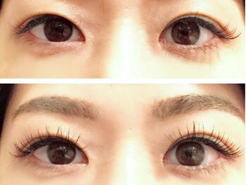 ラックスビー ネイルアンドアイラッシュ 阿倍野ルシアス店(LUXBE)/UPワードラッシュ120本￥7500