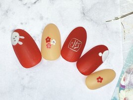 正月　卯年　2023　手描き