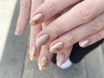 エムスラッシュ ネイル センター北店(M.SLASH)/パラジェル ビジュネイル