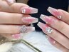 【新規体験メニュー】自爪持ち込みデザインつけ放題90分9280円