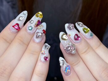 ウサギネイル 新大久保店(usagi nail)/キラキラネイル