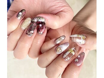 トータルビューティーステラ(TOTAL BEAUTY STELLA)/冬ネイル　マグネットネイル　