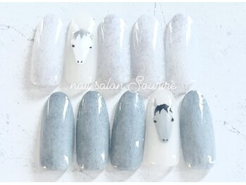 スリール(Sourire)/午年☆干支ネイル☆お正月