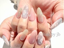ハク ネイル バイジェービー 稲毛(hak nail byjb)/フラワーネイル　11000