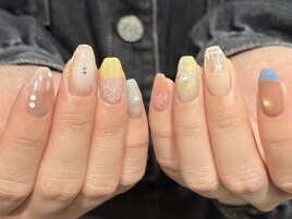 レースネイル/オーロラネイル