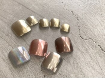 ネイル チップス イオンタウン姶良店(NAIL TIPS)/オシャカワ☆フットミラーネイル