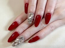 ラビング(Loving)/大人の赤ネイル