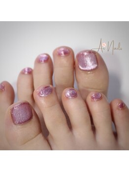 アイネイルズ(Ai nails)/フットマグネットネイル