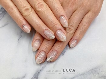 ネイルアトリエルカ(nail atelier LUCA)/M-32 大人上品ニュアンスネイル
