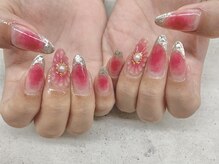 ネイルサロン ドゥ(Nail Salon Doux)/（平田）チークガラスフレンチ