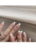 【オフ込】美フォルム/カラーフレンチネイル