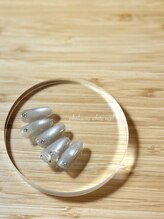 ファレノホワイト/定額デザインネイル/　春夏秋冬