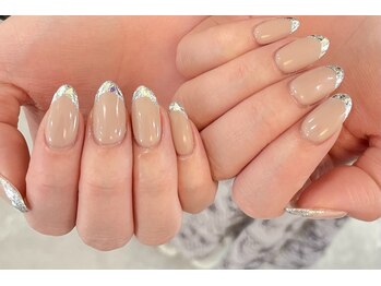 ミアネイル 越谷店(mia nail)/ガラスフレンチ