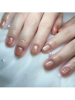 ちび爪でもネイルは可能♪