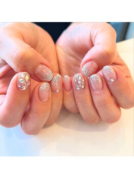 ハーティーネイル 自由が丘南口店(heartynail)/ラメグラデザイン