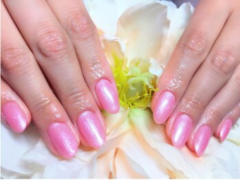 アイリッシュネイル 久屋大通店(Irish Nail)/ピンクラメワンカラー×オフィス