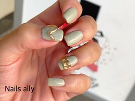 リングネイル×アクセサリー×冬