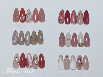 フローラネイル(Flora Nail)の写真/【完全個室プライベートサロン】ハイセンスなデザインが魅力♪自爪に優しいパラジェル取扱い◎持込み画像OK