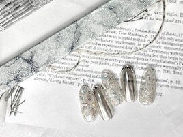 大人クラッシュネイル