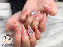 ネイルサロン ライトウェーブ 松本駅前店/ふんわりチークネイル♪