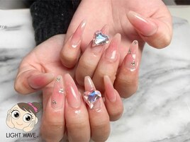 ふんわりチークネイル♪