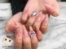 ふんわりチークネイル♪