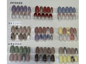 キュービーネイルプラス 幕張店(QB Nail plus)/デザインA・B・C