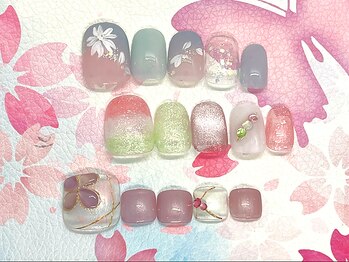 ビューティ ヴェール(Beauty Veil)の写真/《指先からお洒落してワンランクup♪》HOTPEPPER限定【毎月変わる定額off込¥4980】で季節感をプラス☆