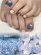 ネイル ヌア(NAIL Nua)の写真/ふと目に入るたびに気分が上がる、さりげない贅沢をフットネイルで。