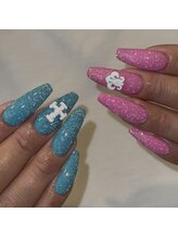 エトワ ル リアン ネイル(Et toi Le Lien nail)/アシメクロムネイル十