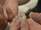 ミルキーマグネットドットネイル
