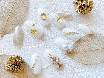 ネイルアンドアイラッシュ ボネール 銀座店(lash Bounail)/クリスマス 雪の結晶