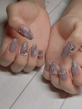 キラリ(Kirari)/グレイッシュネイル